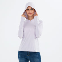 Load image into Gallery viewer, Women's Summer Essential UV Protective Long Sleeve Hoodie Shirt UPF 50+ Sun Protection