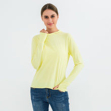 Load image into Gallery viewer, Women's Summer Essential UV Protective Long Sleeve Hoodie Shirt UPF 50+ Sun Protection