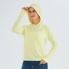 Load image into Gallery viewer, Women's Summer Essential UV Protective Long Sleeve Hoodie Shirt UPF 50+ Sun Protection