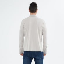 Load image into Gallery viewer, Men's Zip Up Long Sleeve UV Protective Jacket with Removable Sun Hat UPF 50+ Sun Protection