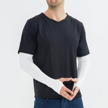 Load image into Gallery viewer, Unisex UV Protective Cooling Arm Sleeves with Thumb Holes A Pair UPF 50+ Sun Protection L