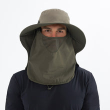 Load image into Gallery viewer, UV protective Legionnaire Style Sun Hat with Face Cover UPF 50+ Sun Protection