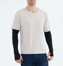 Load image into Gallery viewer, Unisex UV Protective Cooling Arm Sleeves with Thumb Holes A Pair UPF 50+ Sun Protection L