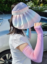 Load image into Gallery viewer, Foldable Large Brimmed Rainbow Sun Hat UV Protection