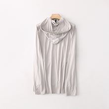 Load image into Gallery viewer, Men's Zip Up Long Sleeve UV Protective Jacket with Removable Sun Hat UPF 50+ Sun Protection