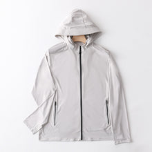 Load image into Gallery viewer, Men's Zip Up Long Sleeve UV Protective Jacket with Removable Sun Hat UPF 50+ Sun Protection