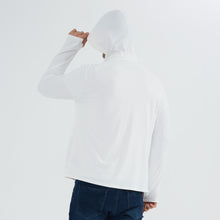 将图片加载到图库查看器，Men&#39;s Zip Up Long Sleeve UV Protective Jacket with Removable Sun Hat UPF 50+ Sun Protection
