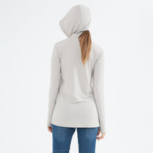 將圖片載入圖庫檢視器 Women&#39;s Zip Up Long Sleeve UV Protective Jacket with Removable Sun Hat UPF 50+ Sun Protection

