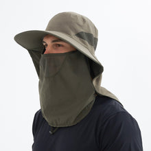 將圖片載入圖庫檢視器 UV protective Legionnaire Style Sun Hat with Face Cover UPF 50+ Sun Protection
